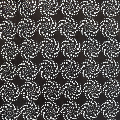 Brown Patterned Shwe Shwe Fabric Close up